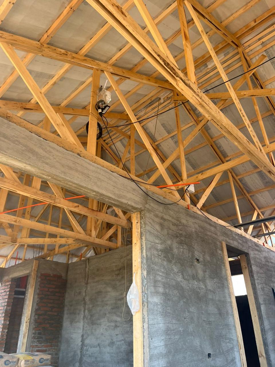 Casa Ñuble en obra