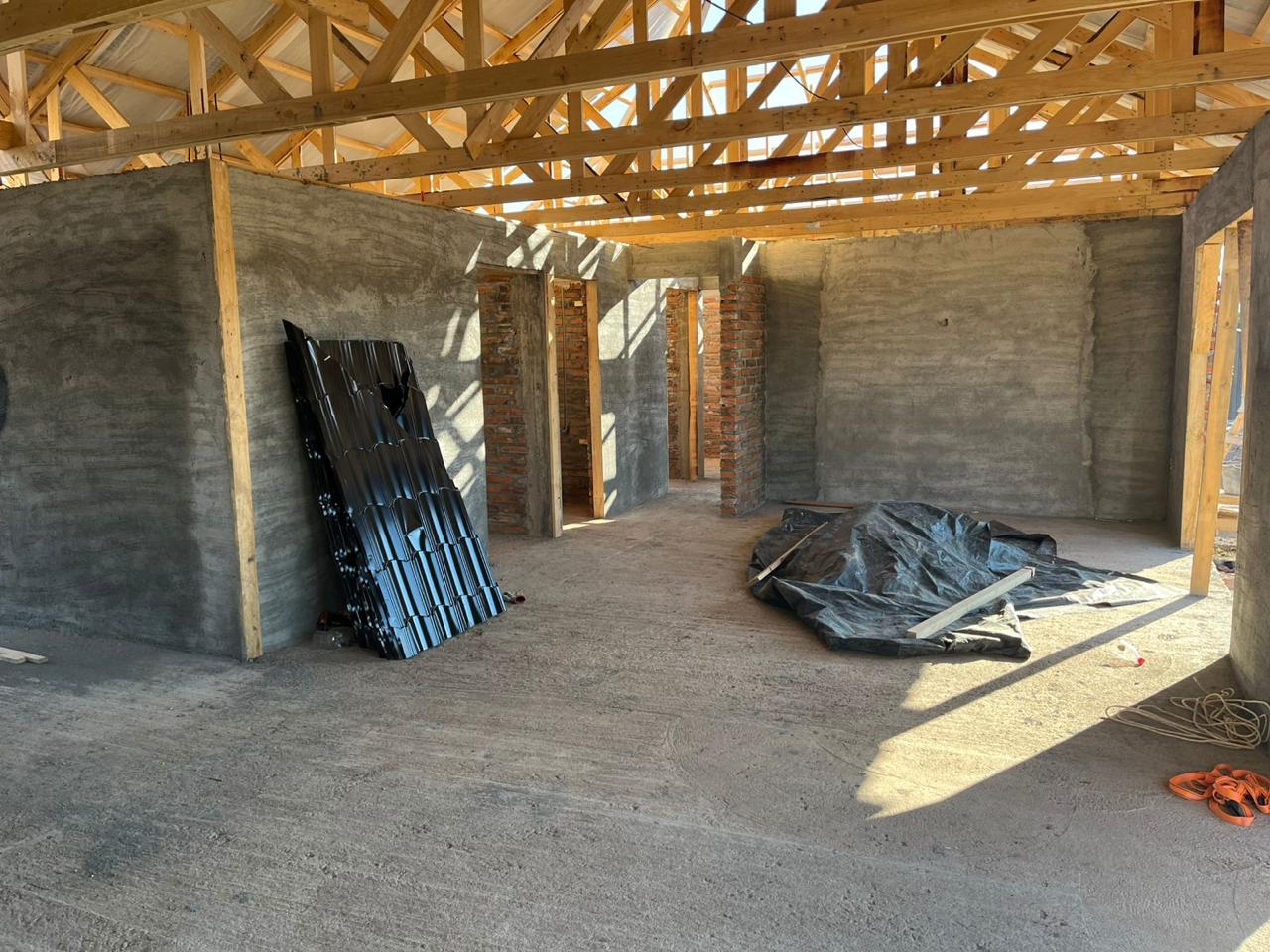 Casa Ñuble en obra