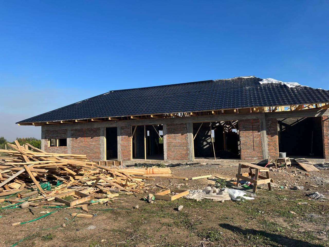 Casa Ñuble en obra